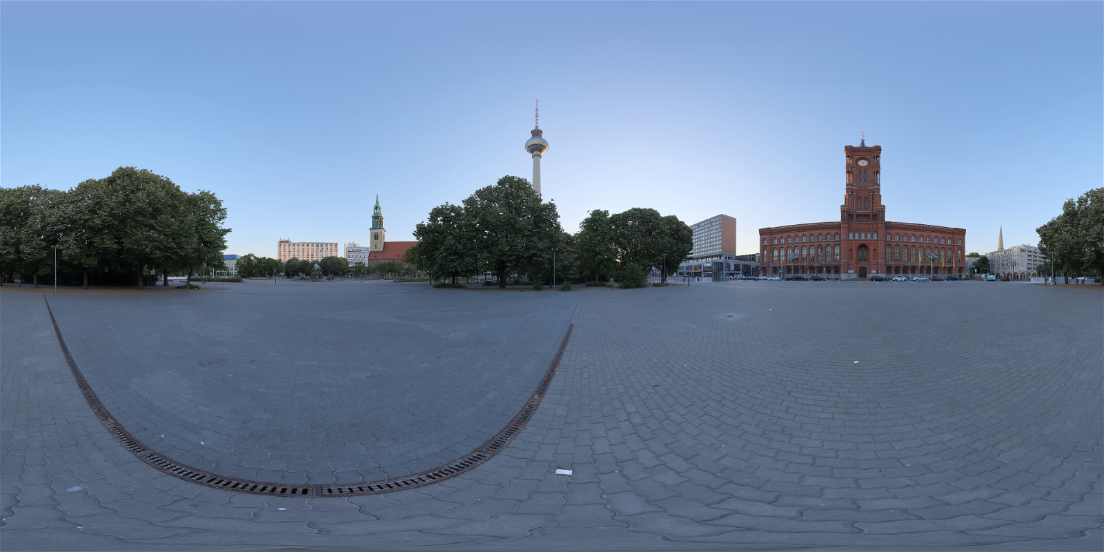 HDRI – Rotes Rathaus – sunrise-sunset - thumbnail 1