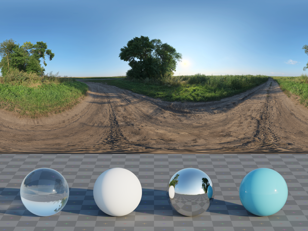 HDRI – Rural Crossroads – natural light - thumbnail 3