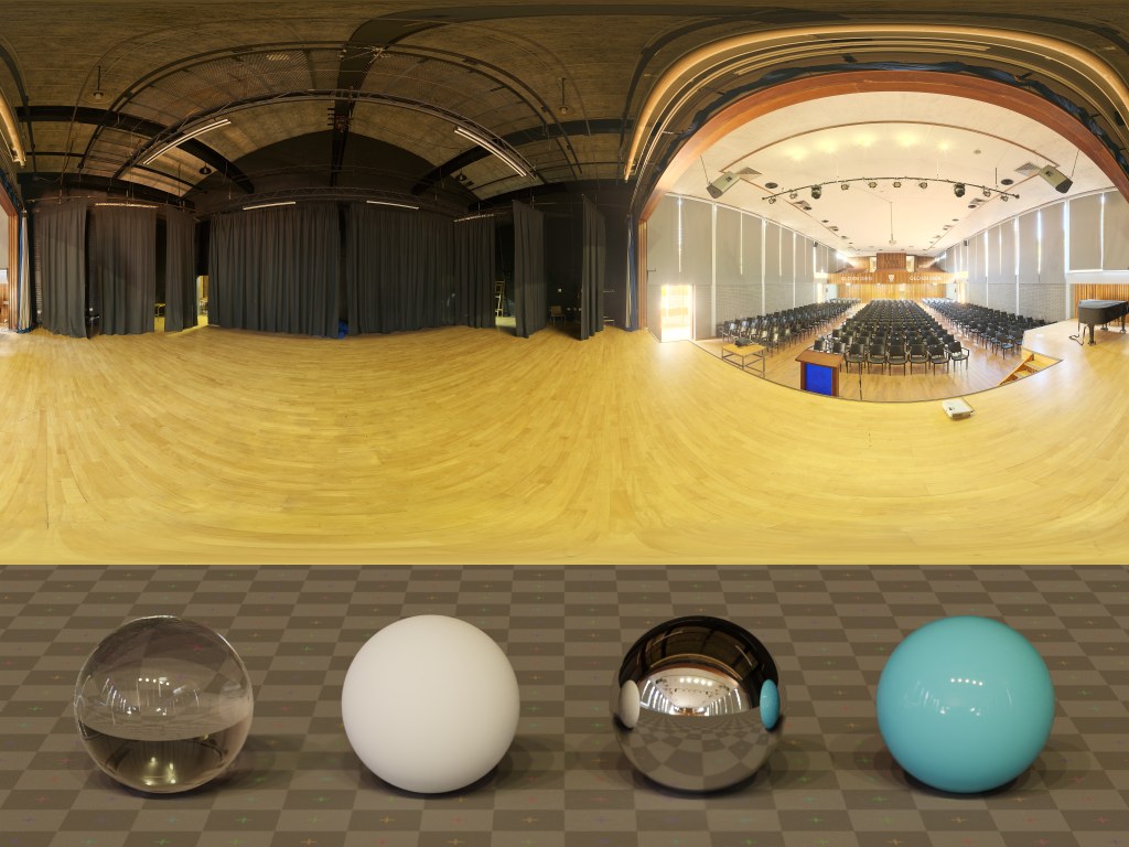 HDRI – School Hall – natural light - thumbnail 3