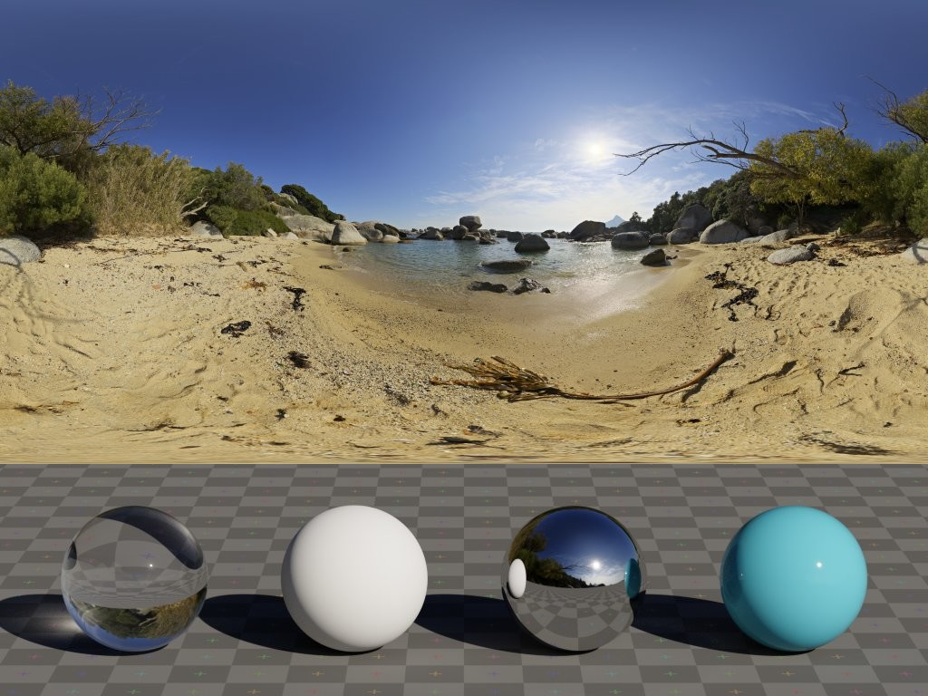 HDRI – Secluded Beach – nature - thumbnail 3