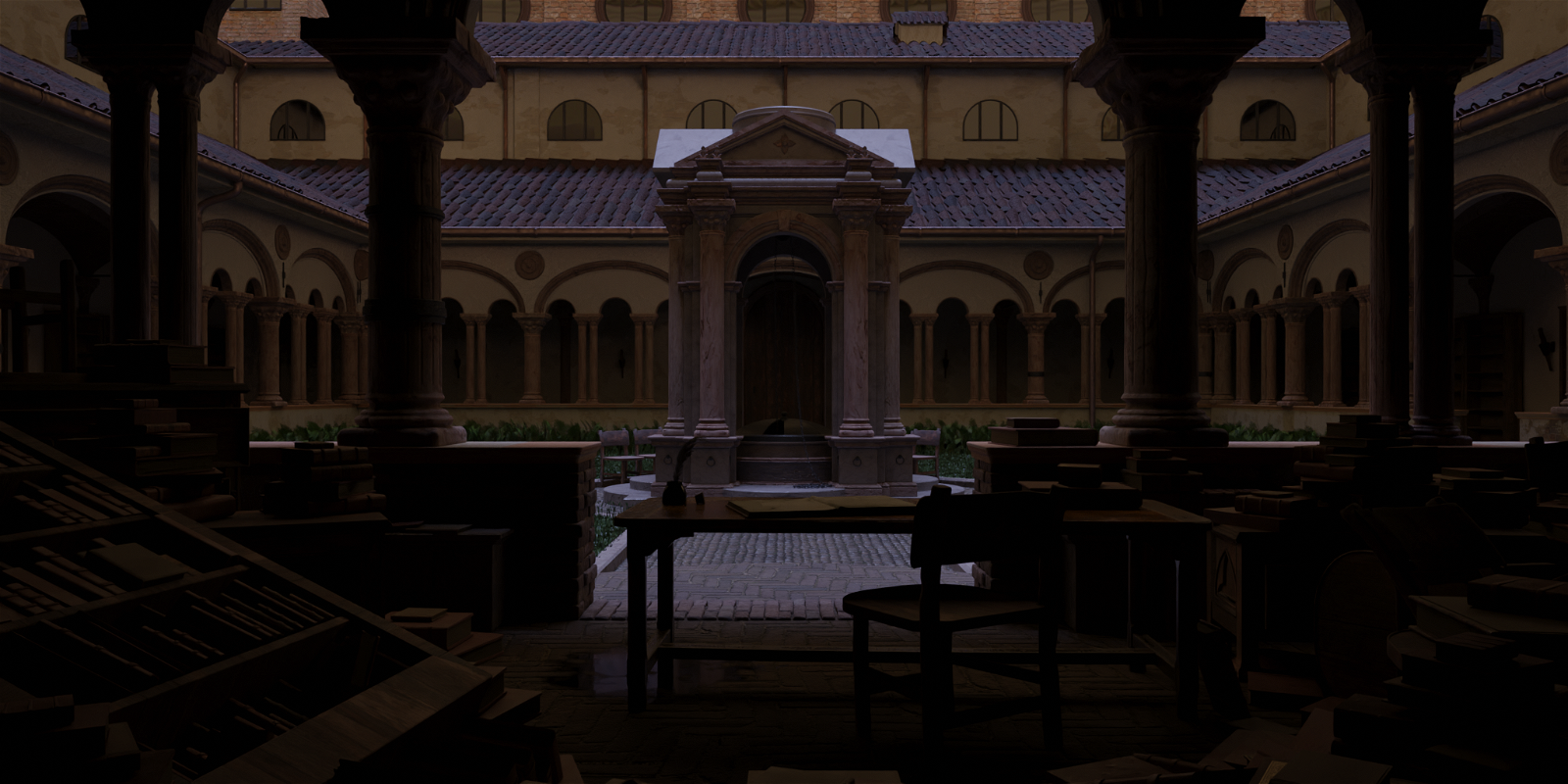 HDRI – Sepulchral Chapel Basement – urban - thumbnail 2