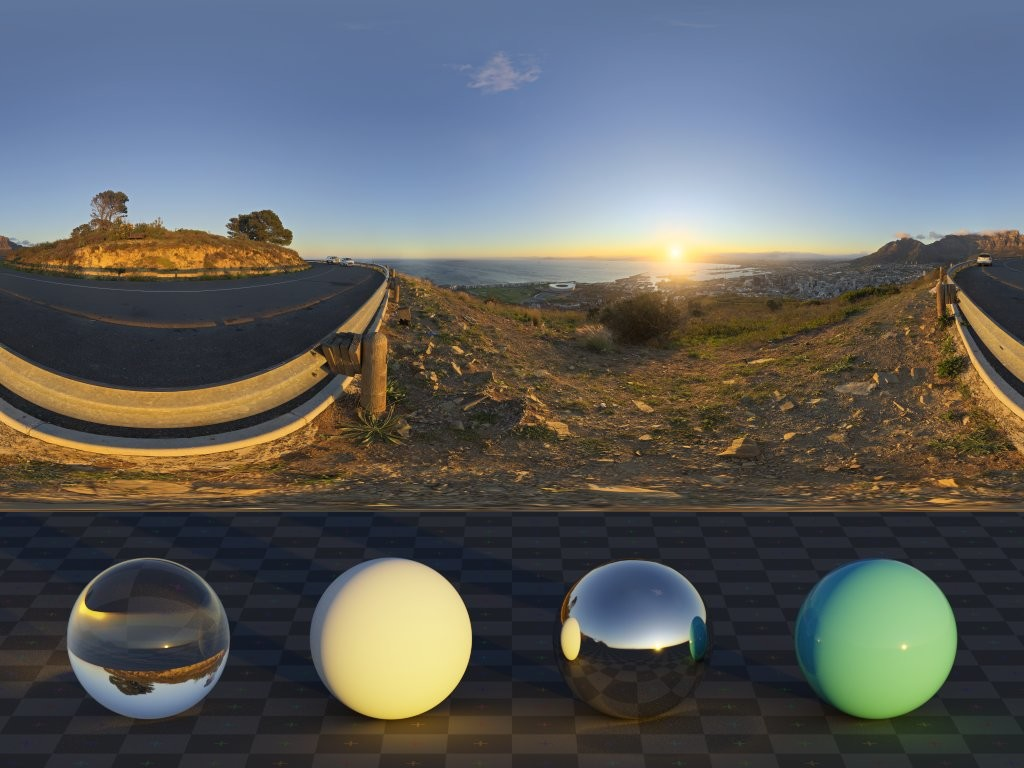 HDRI – Signal Hill Sunrise – nature - thumbnail 3