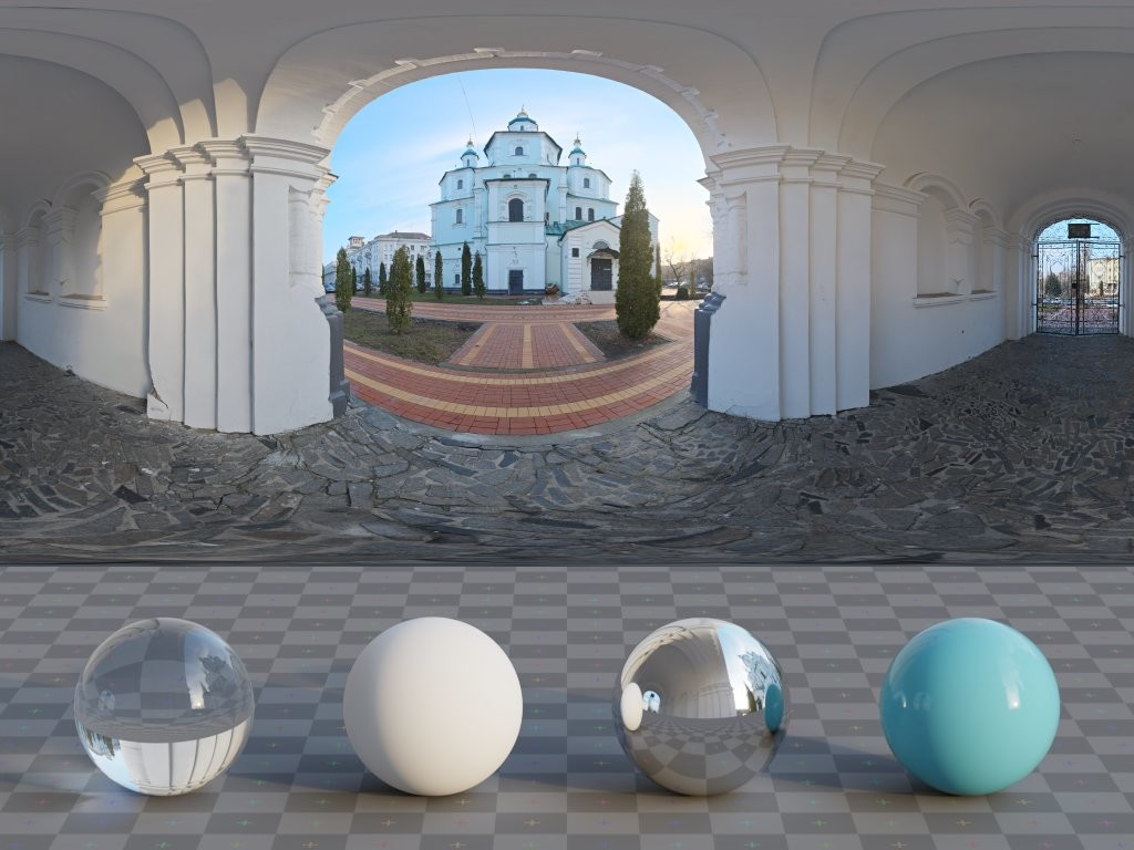 HDRI – Small Cathedral 02 – urban - thumbnail 3