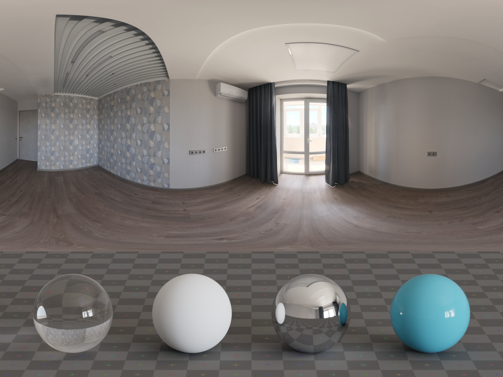 HDRI – Small Empty Room 1 – urban - thumbnail 3