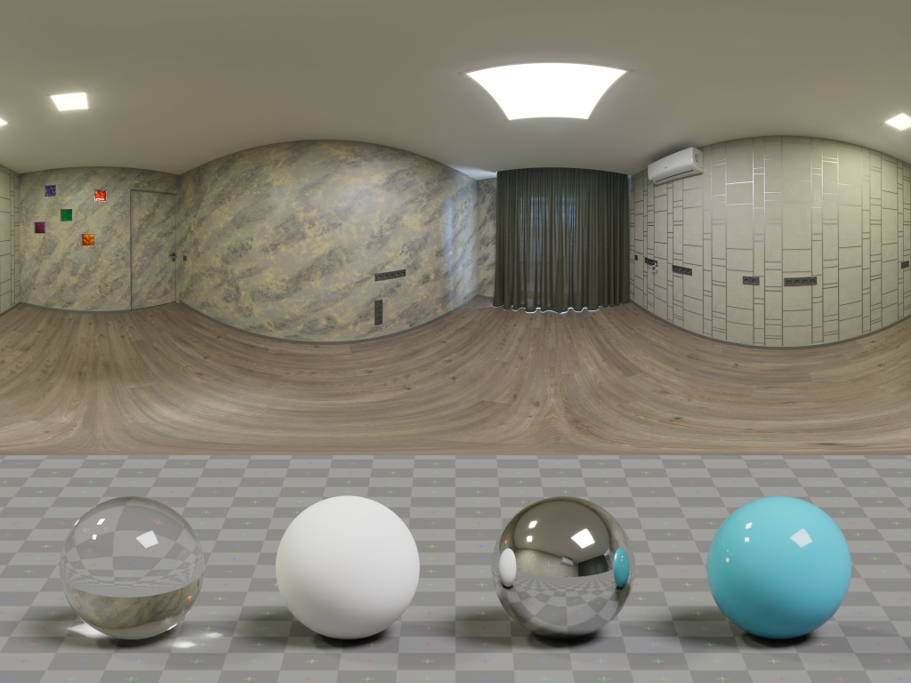 HDRI – Small Empty Room 2 – urban - thumbnail 3