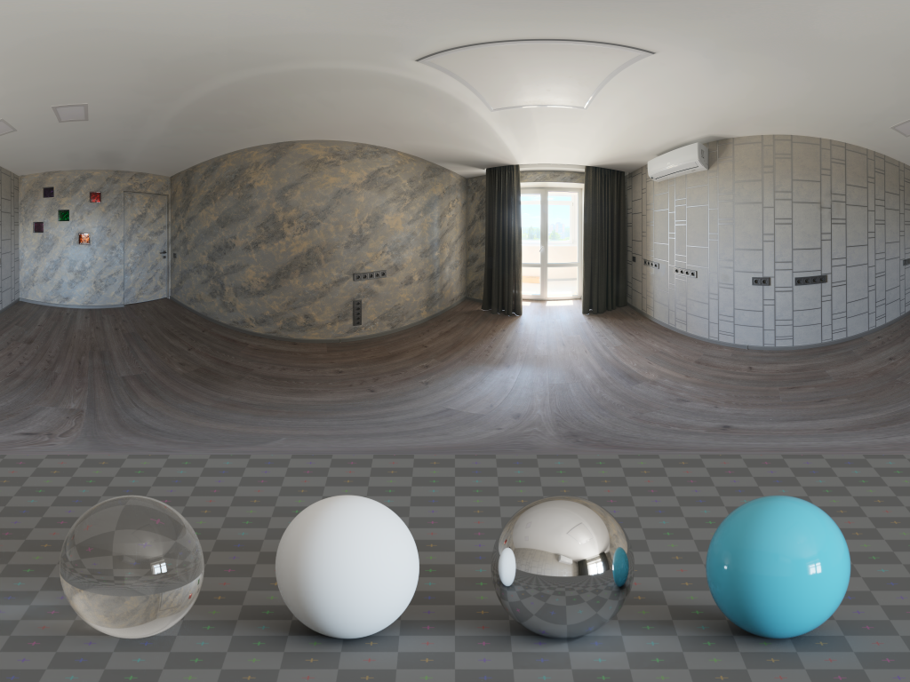 HDRI – Small Empty Room 4 – urban - thumbnail 3