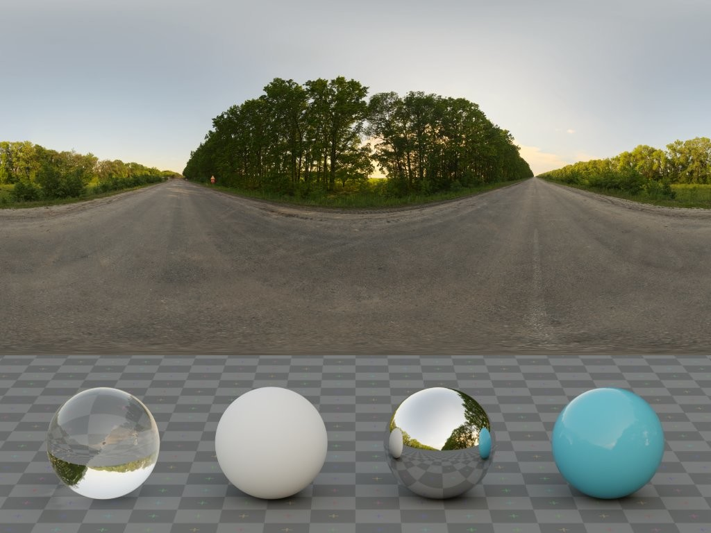 HDRI – Small Rural Road 02 – nature - thumbnail 3