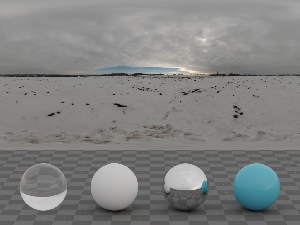 HDRI – Snow Field 2 – outdoor - thumbnail 3