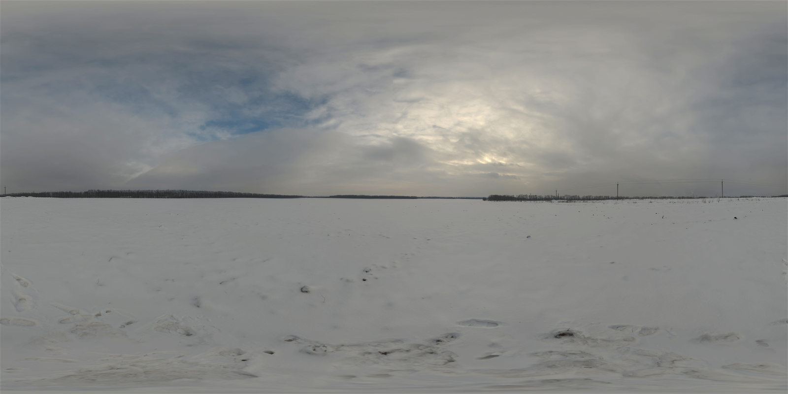 HDRI – Snow Field – outdoor - thumbnail 1