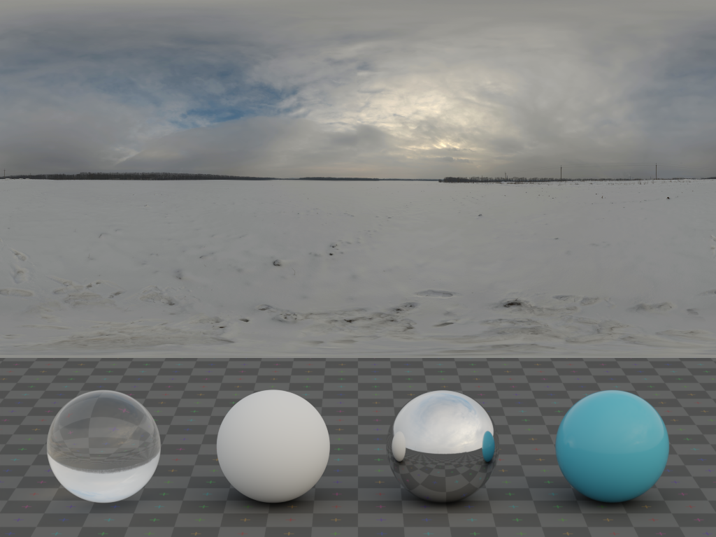 HDRI – Snow Field – outdoor - thumbnail 3