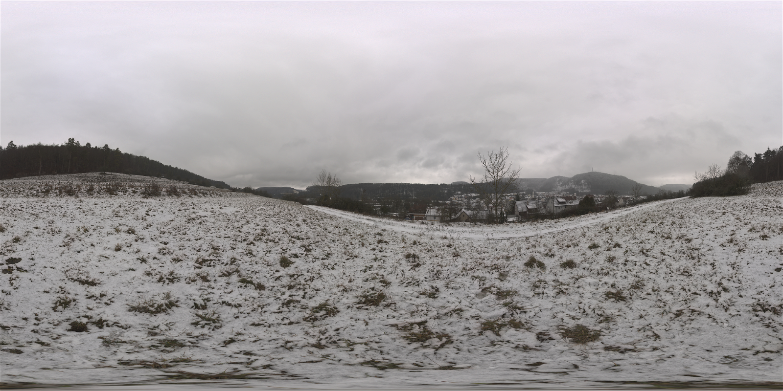 HDRI – Snowy Hillside 02 – nature - thumbnail 1