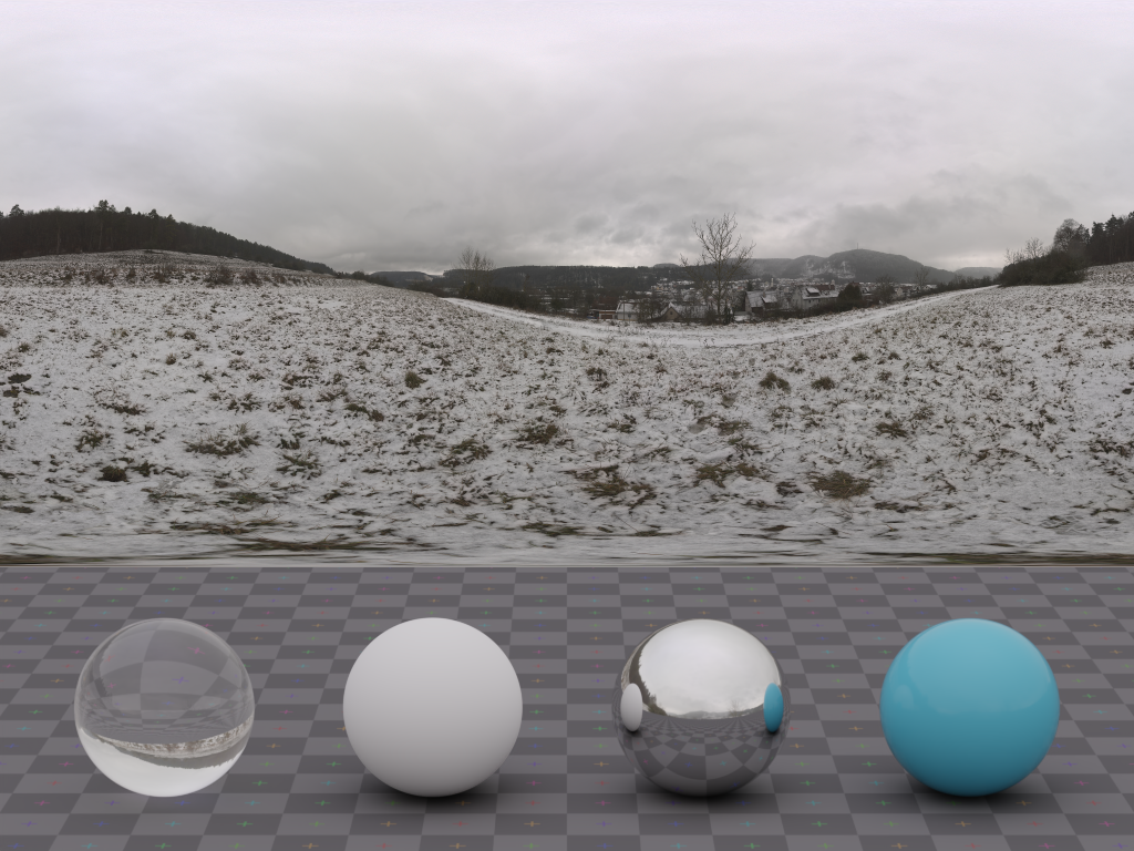 HDRI – Snowy Hillside 02 – nature - thumbnail 3