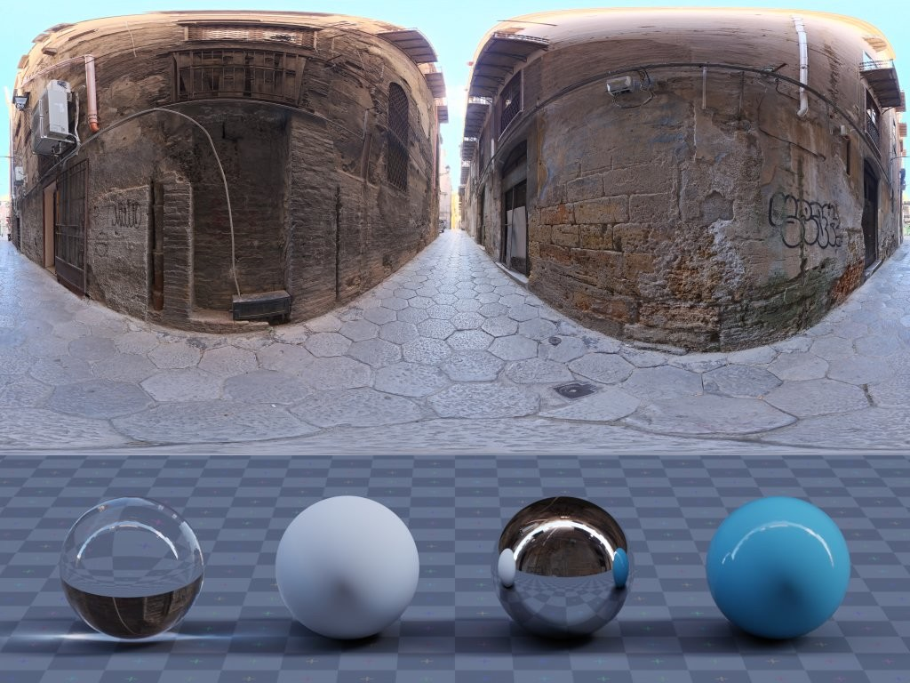 HDRI – Stone Alley 02 – urban - thumbnail 3