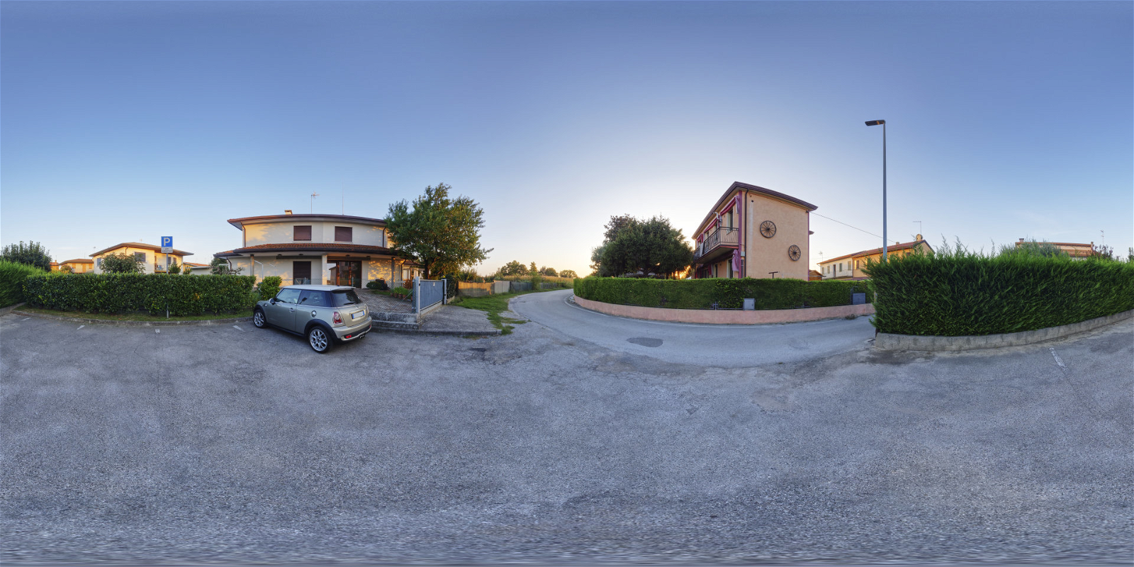 HDRI – Suburban Parking Area – urban - thumbnail 1