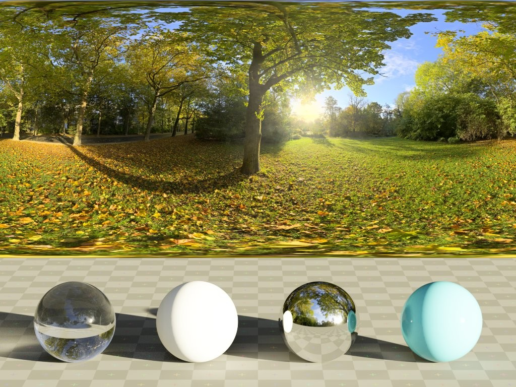 HDRI – Sunny Vondelpark – nature - thumbnail 3