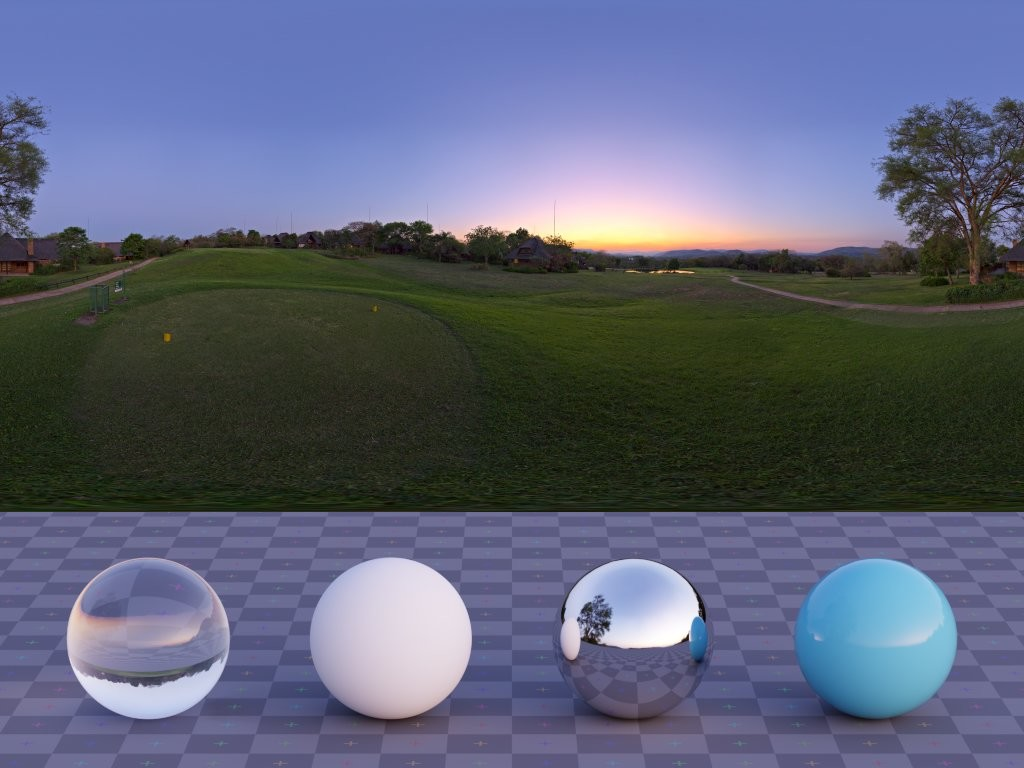 HDRI – Sunset Fairway – skies - thumbnail 3