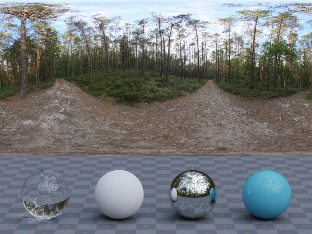 HDRI – Sunset Forest – nature - thumbnail 3