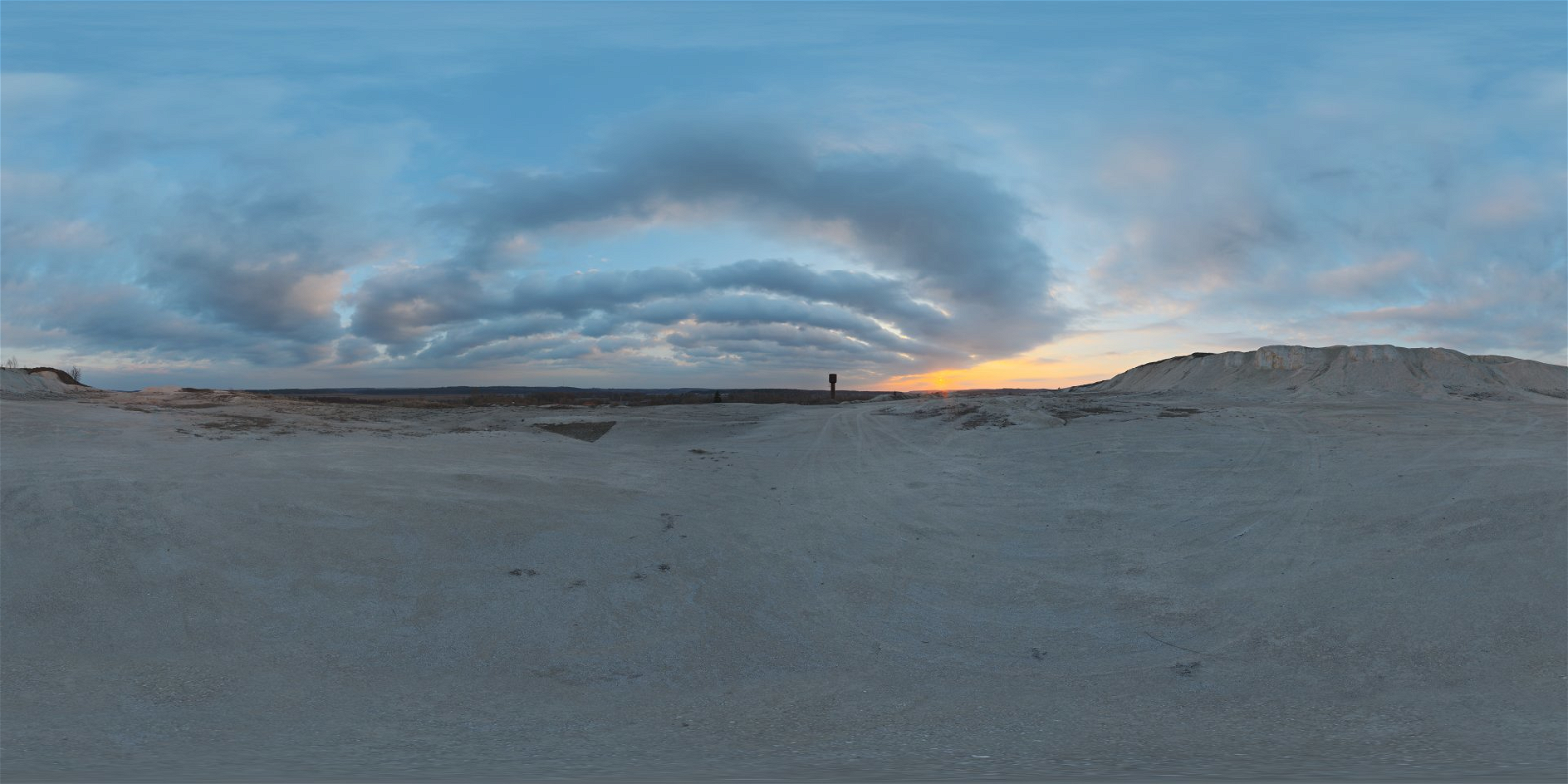 HDRI – Sunset in the Chalk Quarry – skies - thumbnail 1