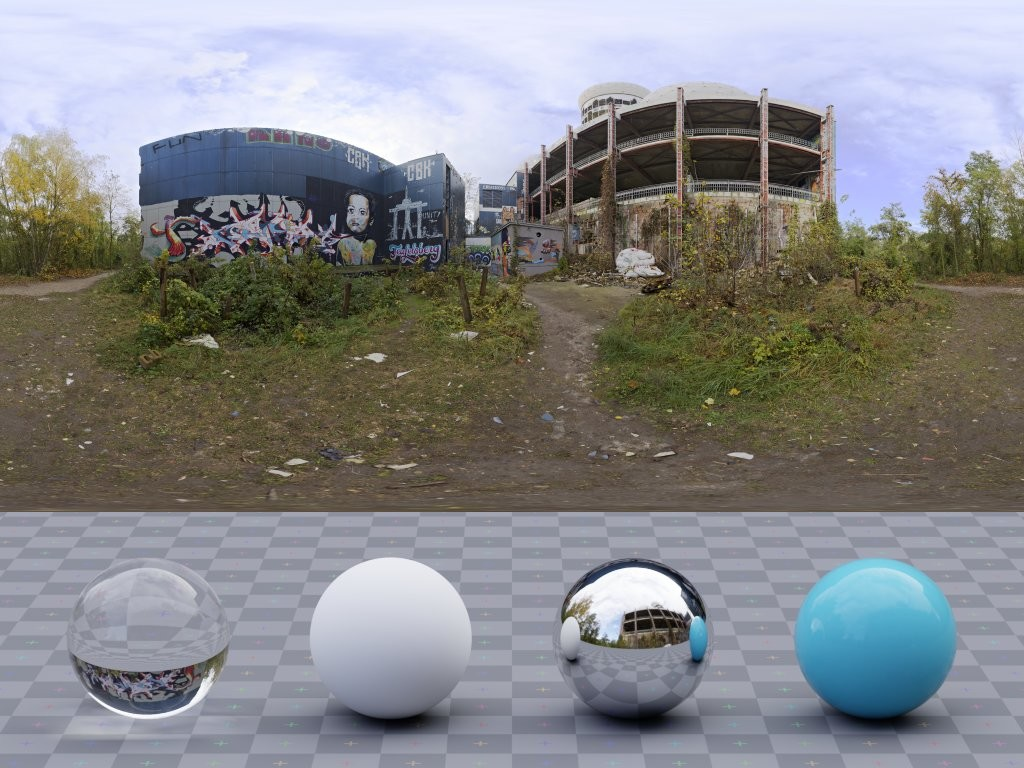 HDRI – Teufelsberg Ground 1 – urban - thumbnail 3