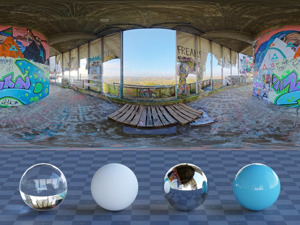 HDRI – Teufelsberg Lookout – urban - thumbnail 3