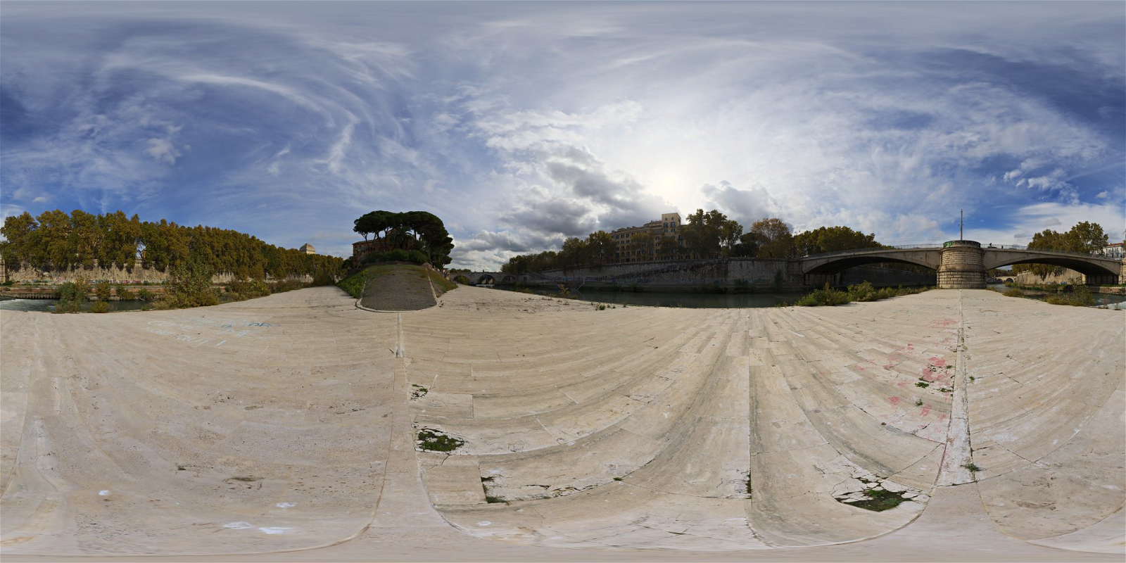 HDRI – Tiber Island – skies - thumbnail 1