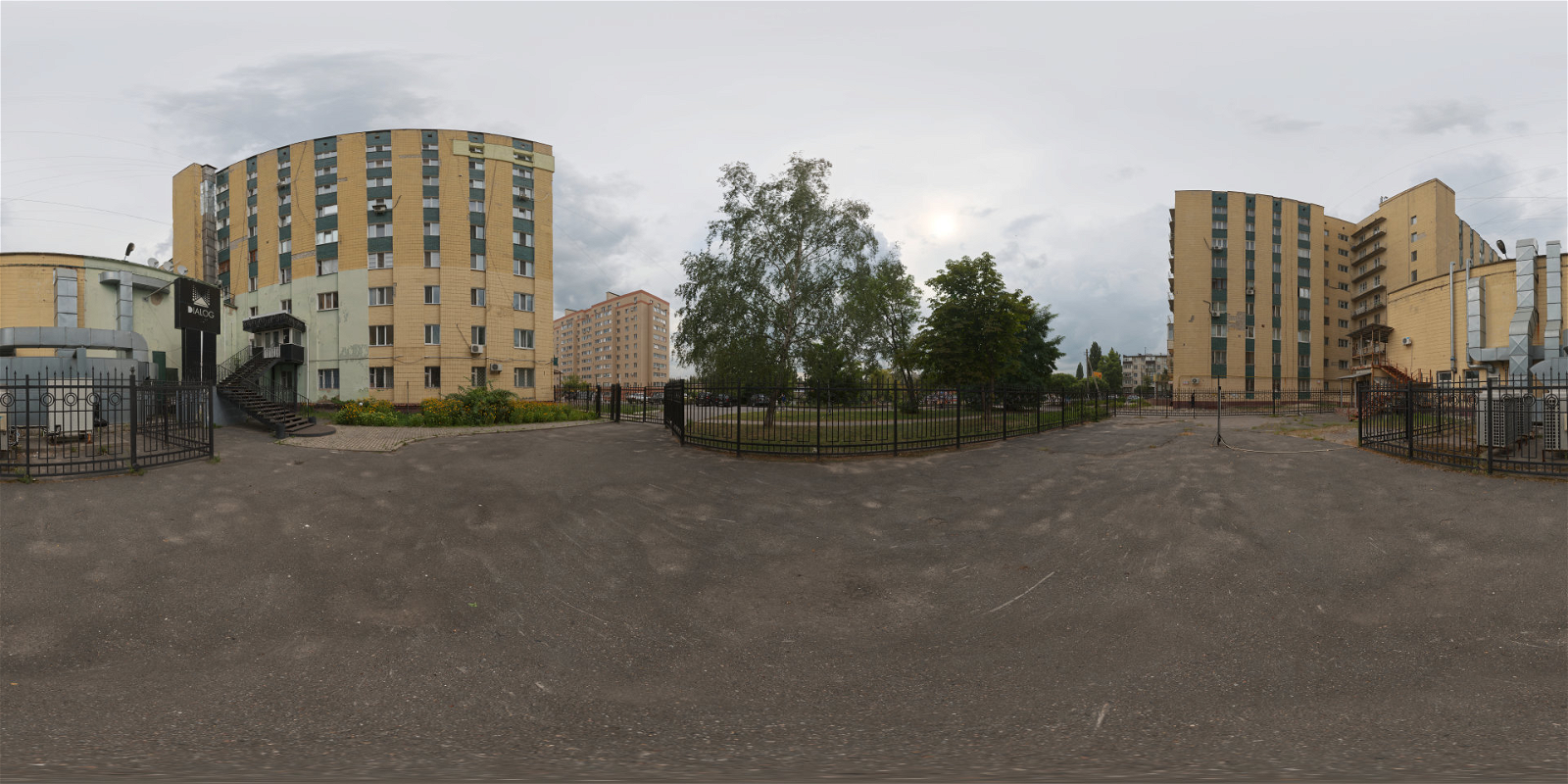 HDRI – Urban Courtyard 02 – urban - thumbnail 1