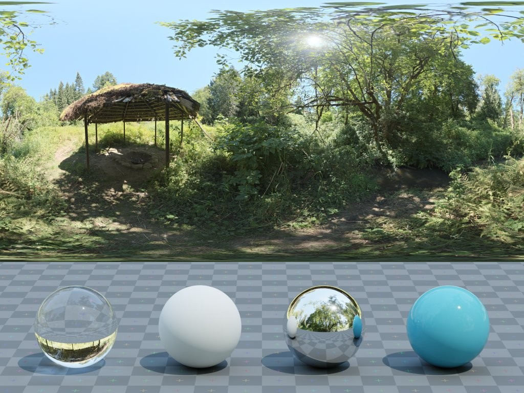 HDRI – Whipple Creek Gazebo – nature - thumbnail 3