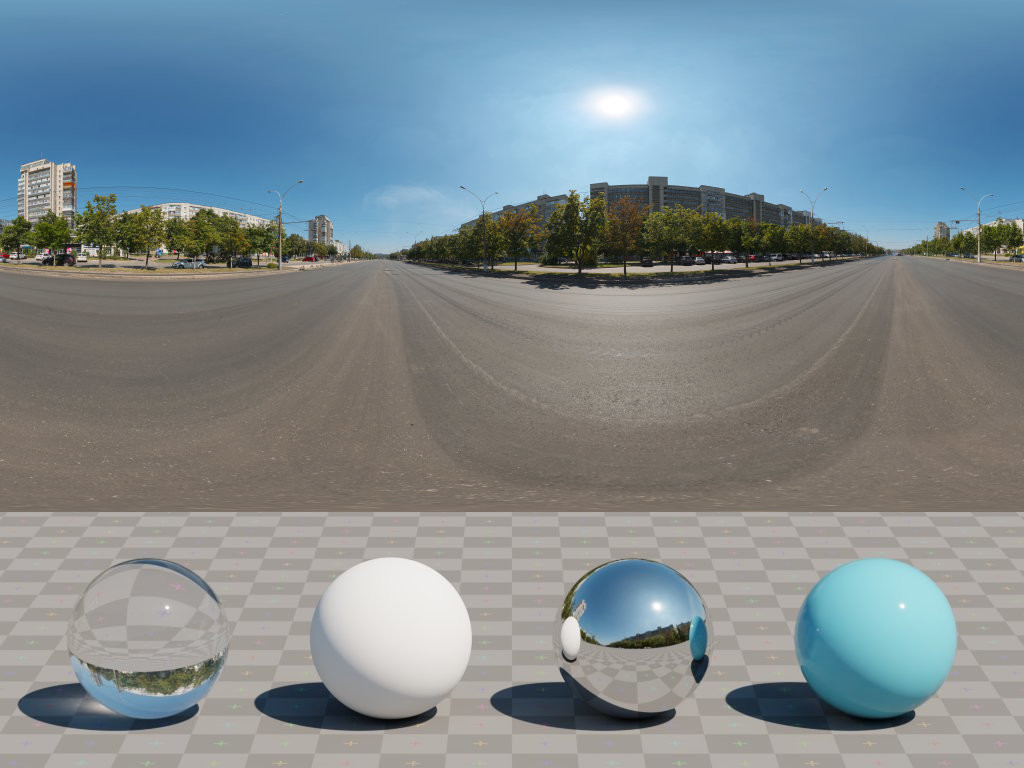 HDRI – Wide Street 01 – urban - thumbnail 3