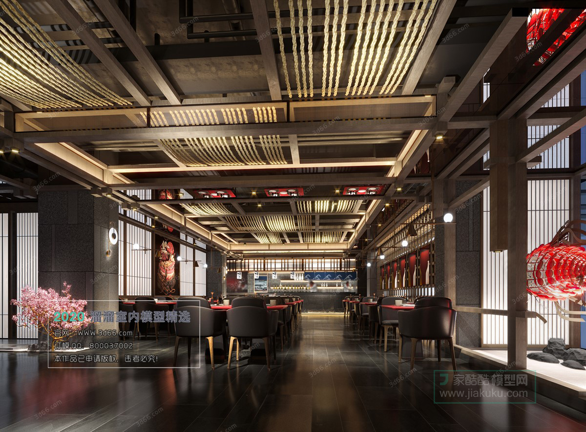 COFFEE SHOP – HOTEL – 3D MODELS – 054 - thumbnail 2