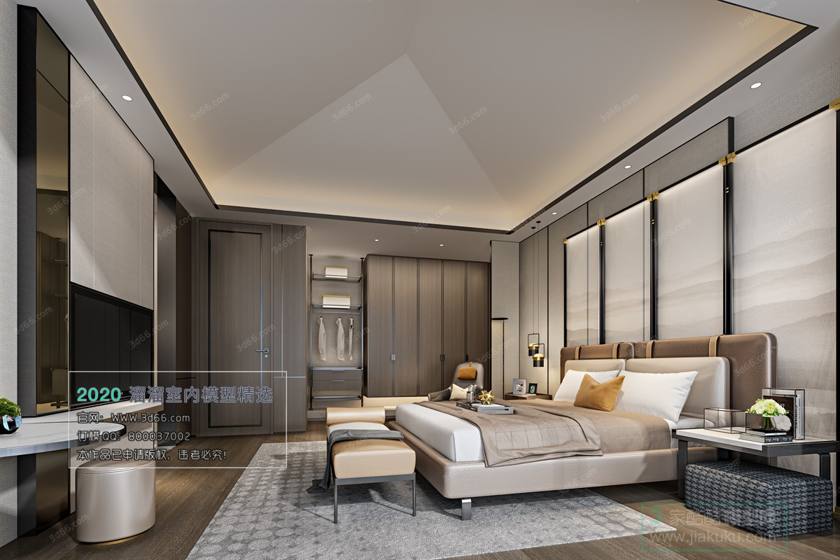 HOTEL SUITE 3D MODEL – 3D MODELS – 058 - thumbnail 1