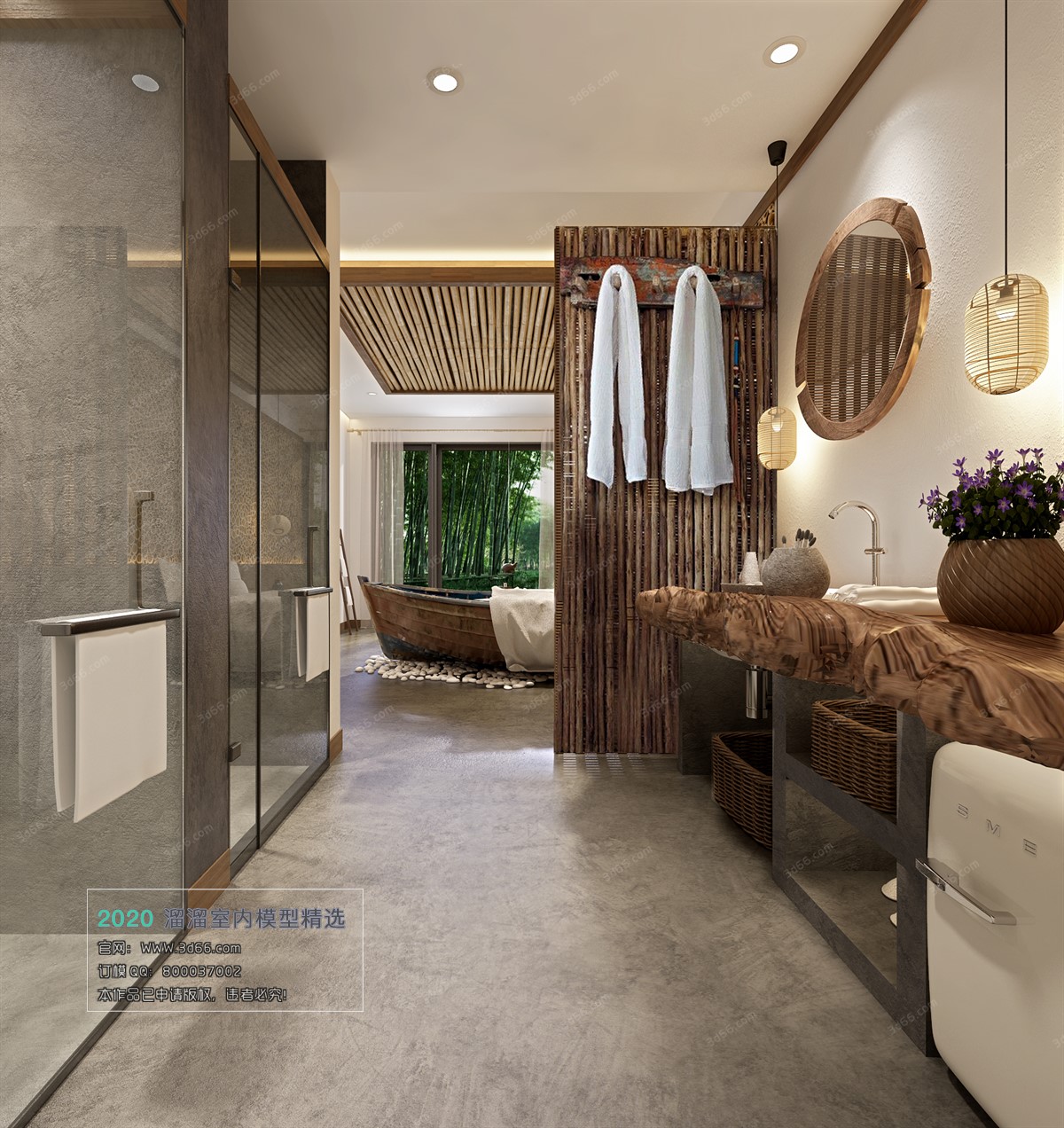 HOTEL SUITE 3D MODEL – 3D MODELS – 069 - thumbnail 2