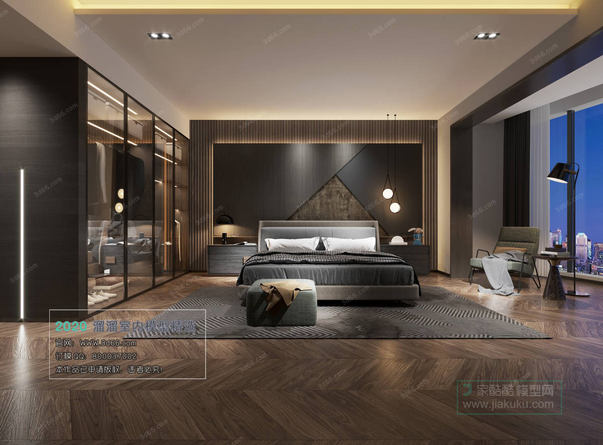 HOTEL SUITE 3D MODEL – 3D MODELS – 077 - thumbnail 1