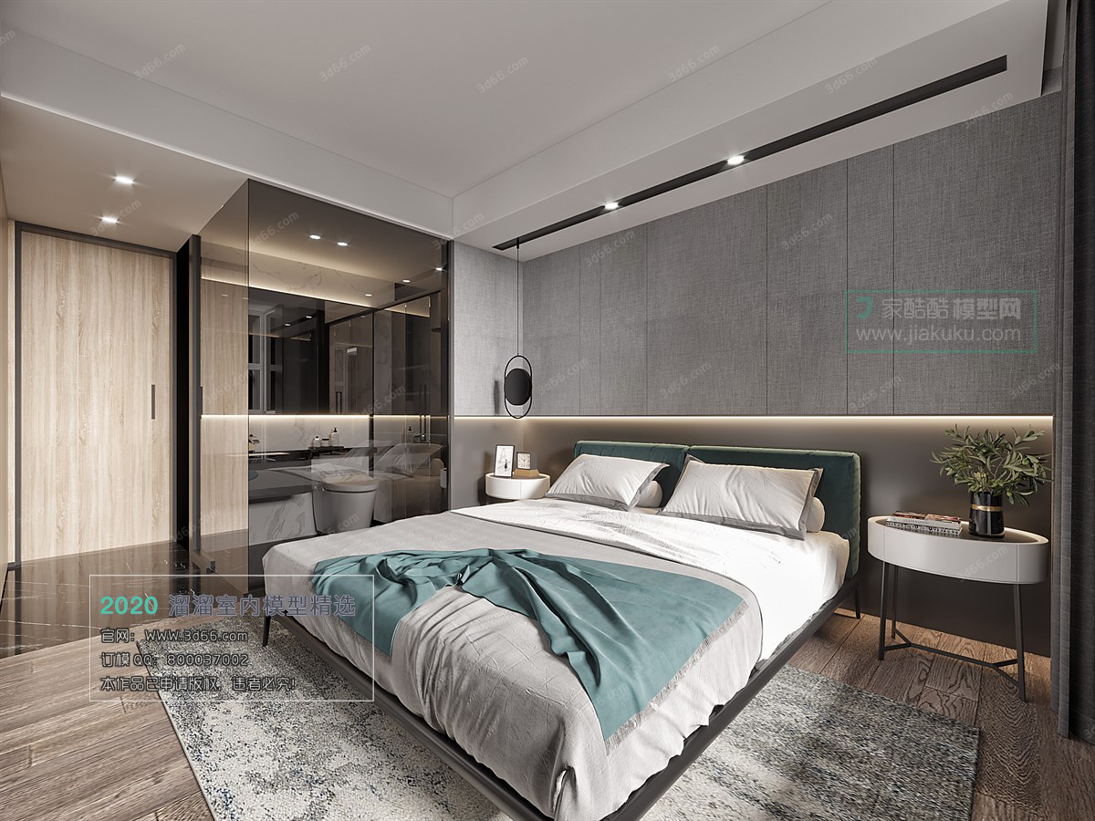 HOTEL SUITE 3D MODEL – 3D MODELS – 078 - thumbnail 1