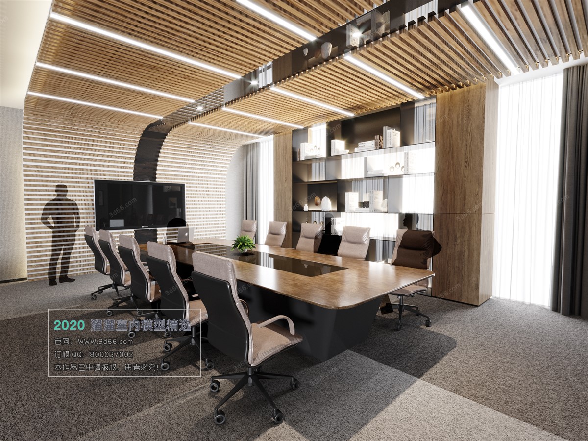 PUBLIC SPACE 3D MODEL – Office_Meeting_ReceptionRoom – 135 - thumbnail 1