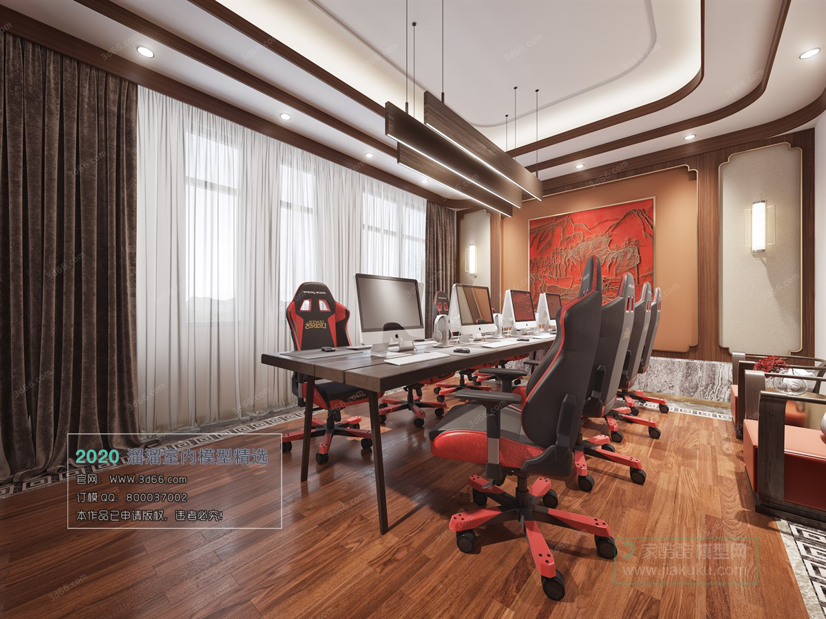 PUBLIC SPACE 3D MODEL – Office_Meeting_ReceptionRoom – 156 - thumbnail 1