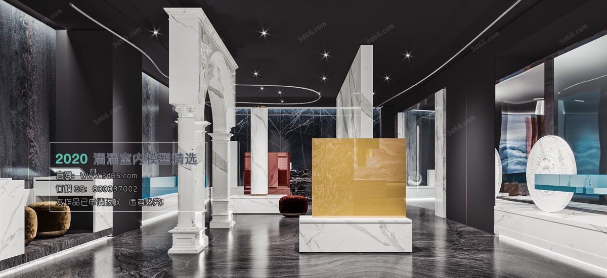 PUBLIC SPACE 3D MODEL – Exhibition_Couture – 76 - thumbnail 1