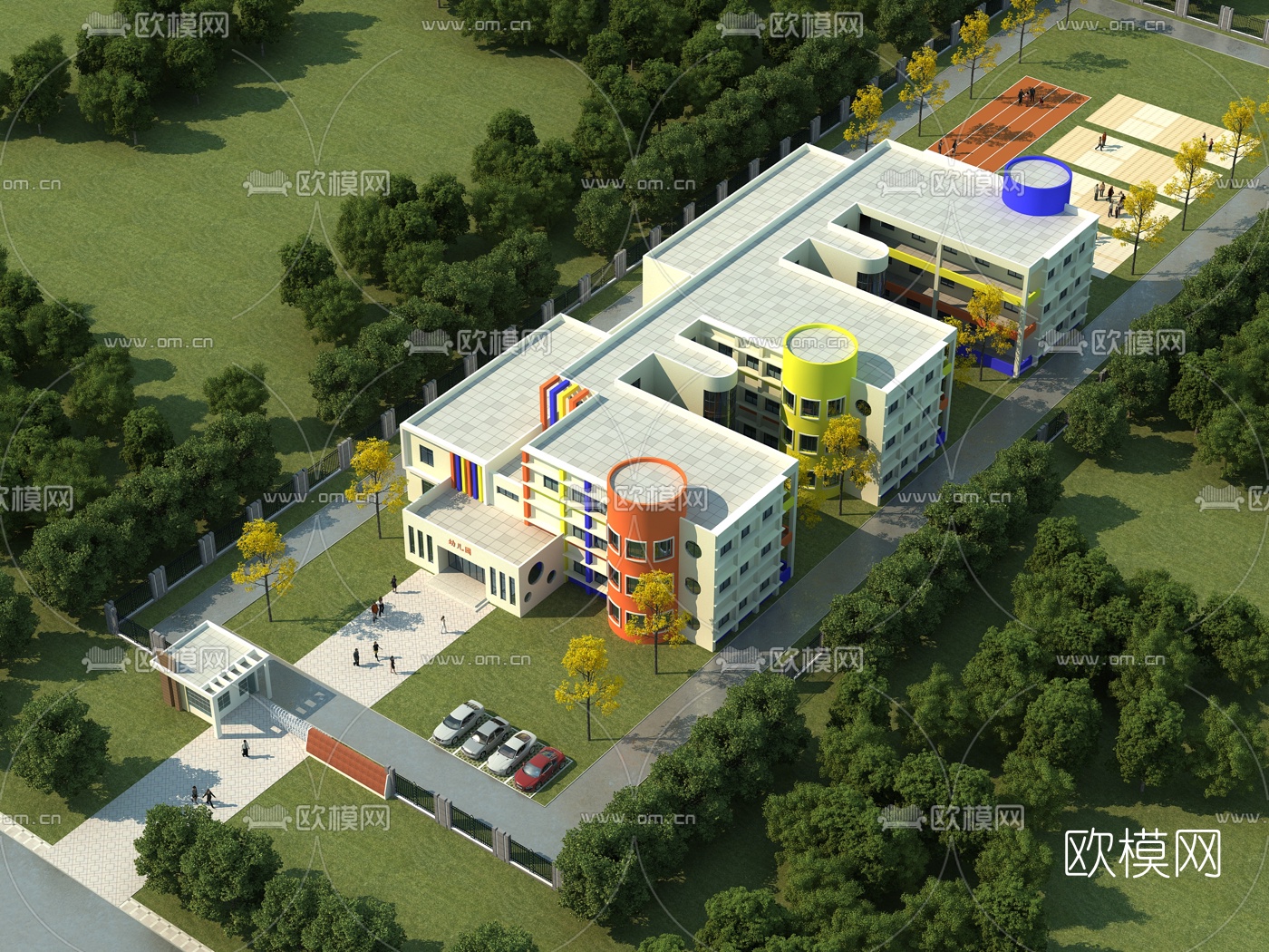 KINDERGARTEN – VRAY / CORONA – 3D MODEL – 1211 - thumbnail 1