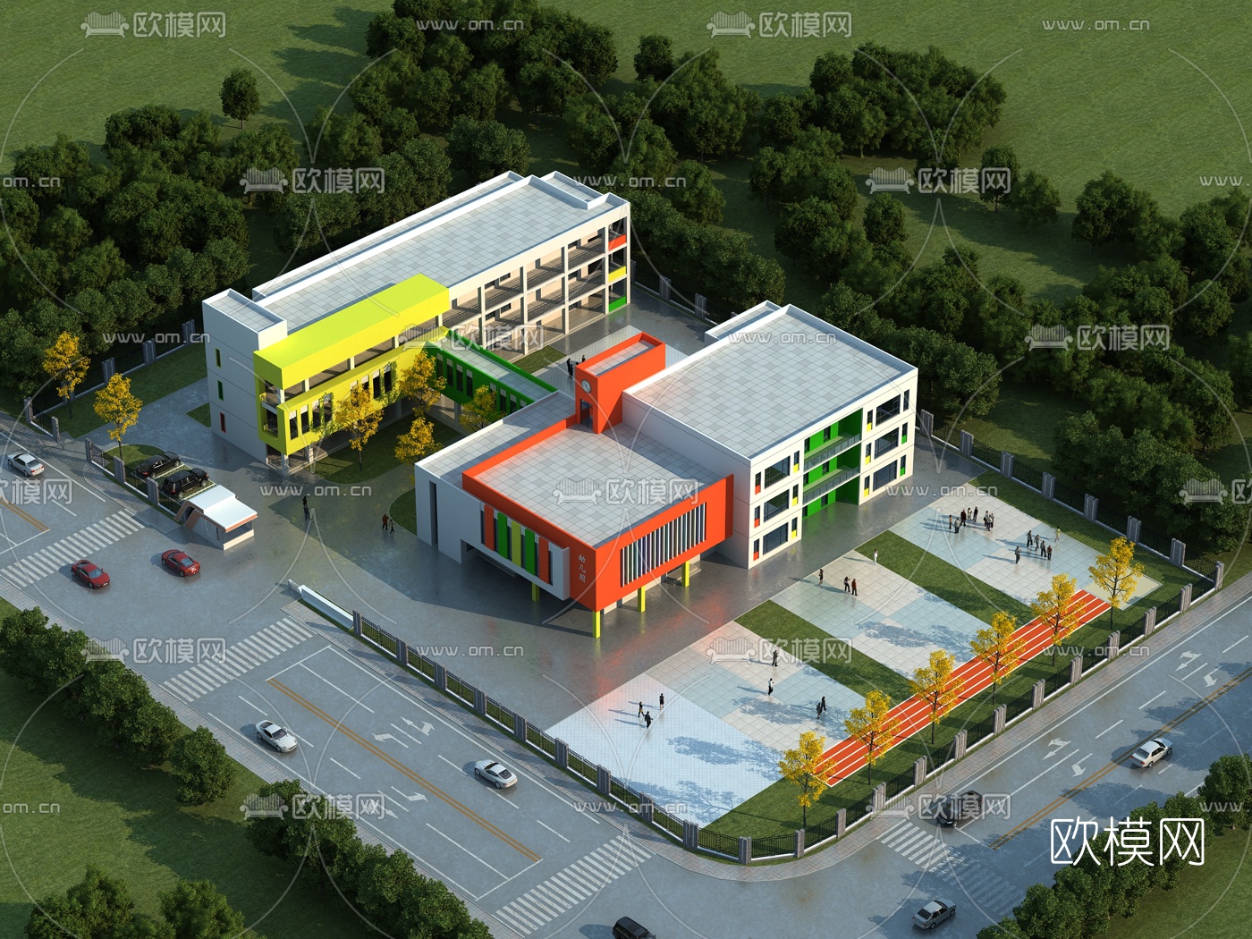 KINDERGARTEN – VRAY / CORONA – 3D MODEL – 1214 - thumbnail 1