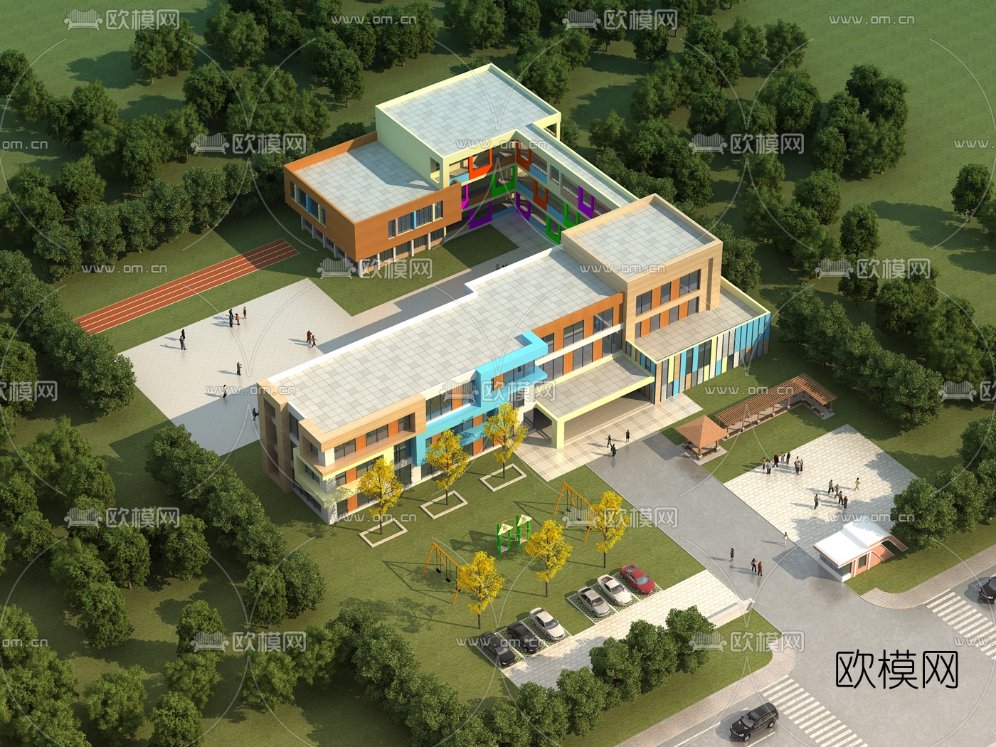 KINDERGARTEN – VRAY / CORONA – 3D MODEL – 1223 - thumbnail 1