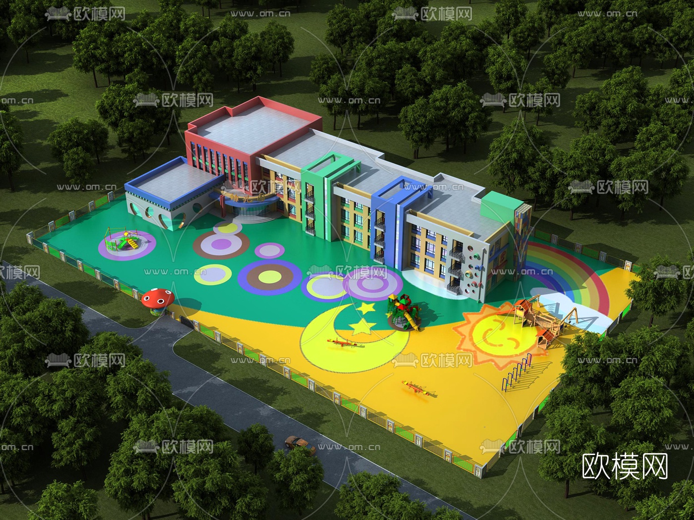 KINDERGARTEN – VRAY / CORONA – 3D MODEL – 1235 - thumbnail 1