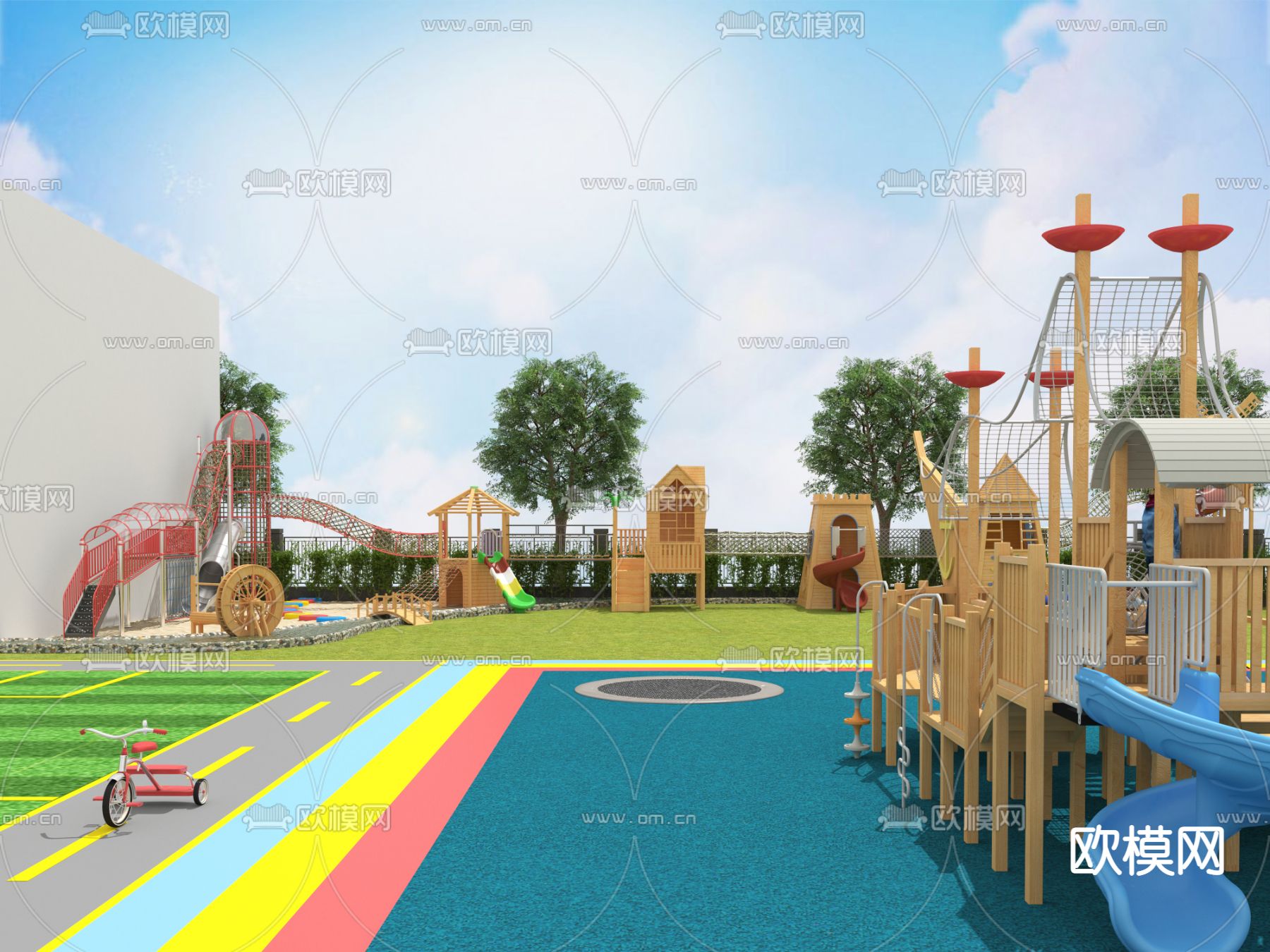 KINDERGARTEN – VRAY / CORONA – 3D MODEL – 1240 - thumbnail 1