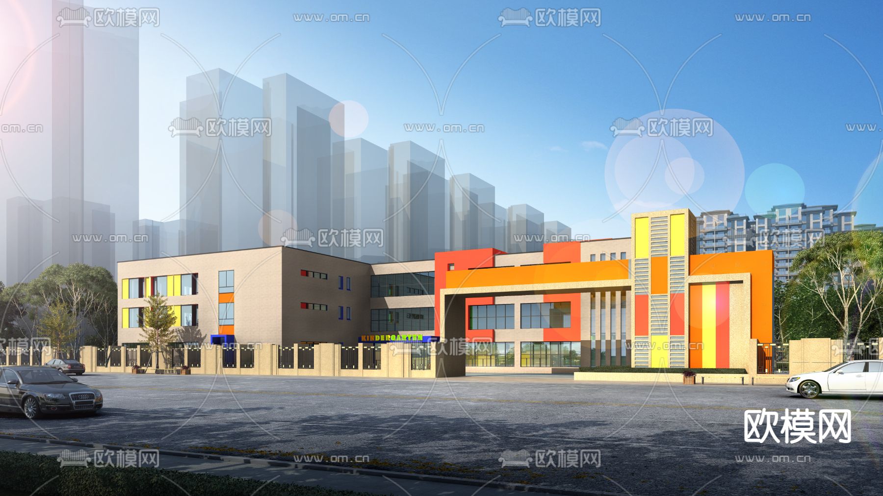 KINDERGARTEN – VRAY / CORONA – 3D MODEL – 1247 - thumbnail 1