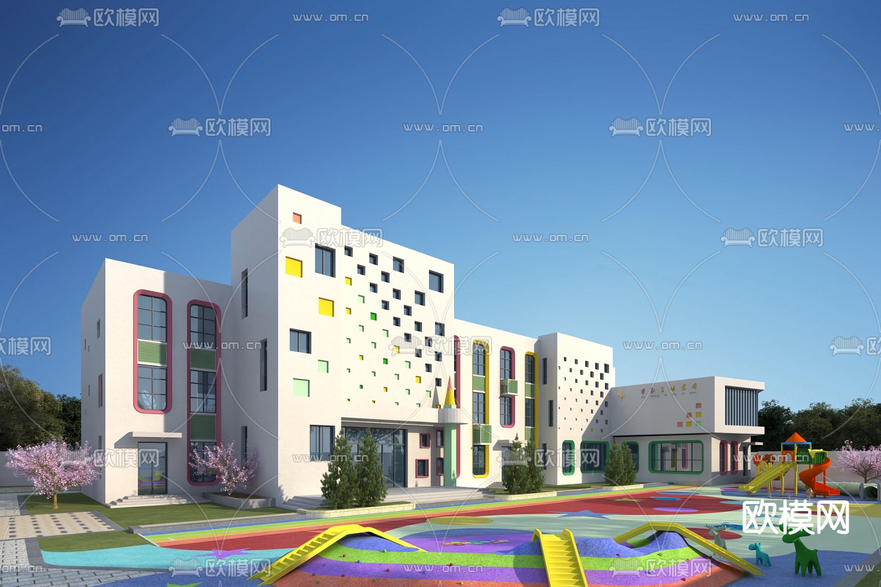 KINDERGARTEN – VRAY / CORONA – 3D MODEL – 1257 - thumbnail 1