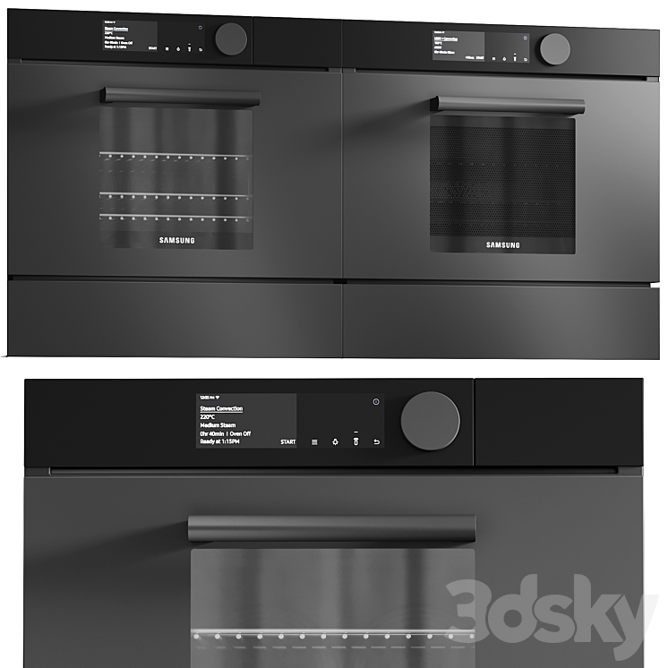 102 SAMSUNG Infinite Range Oven and Microwave 3DS Max Model - thumbnail 1