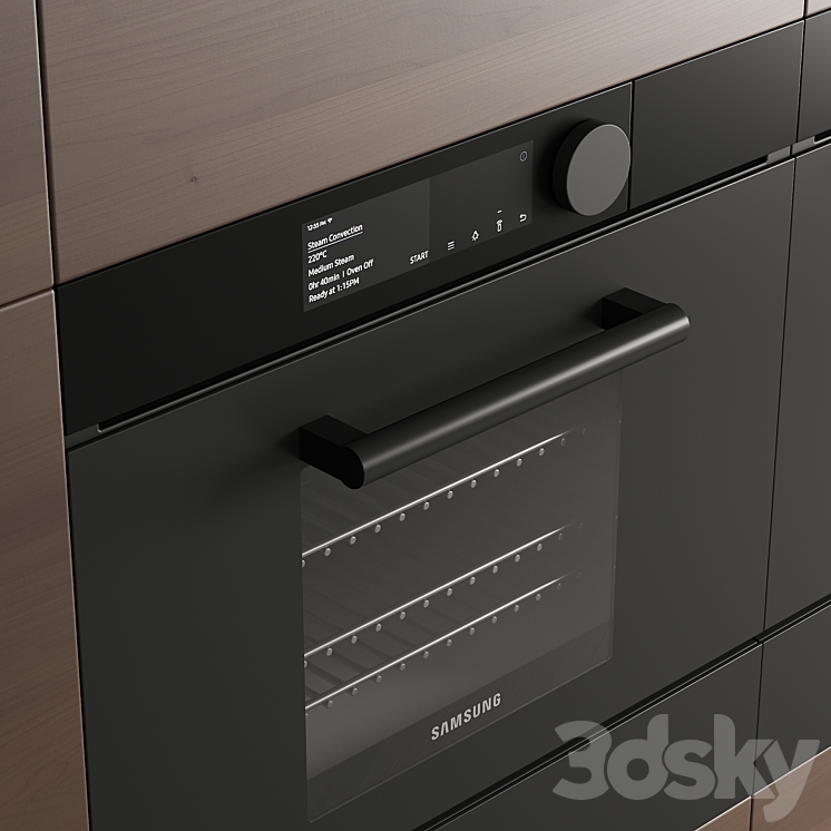 102 SAMSUNG Infinite Range Oven and Microwave 3DS Max Model - thumbnail 2