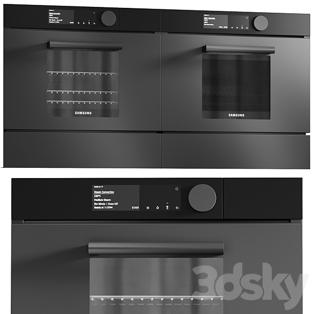 102 SAMSUNG Infinite Range Oven and Microwave 3DSMax File - thumbnail 1