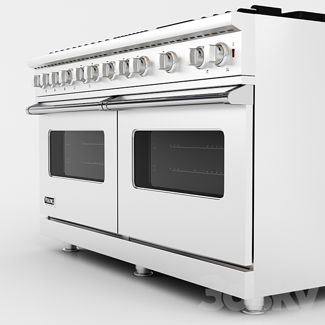 60 Viking Gas Range – VGCC 3DSMax File - thumbnail 1