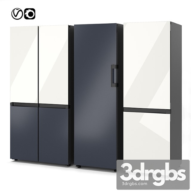 A set of refrigerators from samsung - thumbnail 1