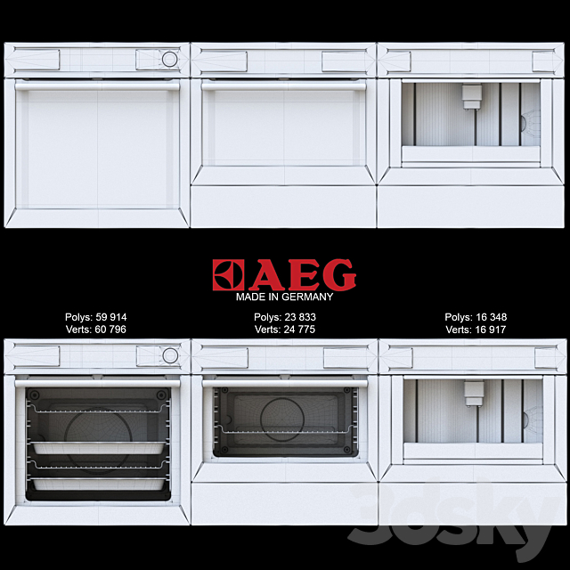 AEG appliances 3DSMax File - thumbnail 2