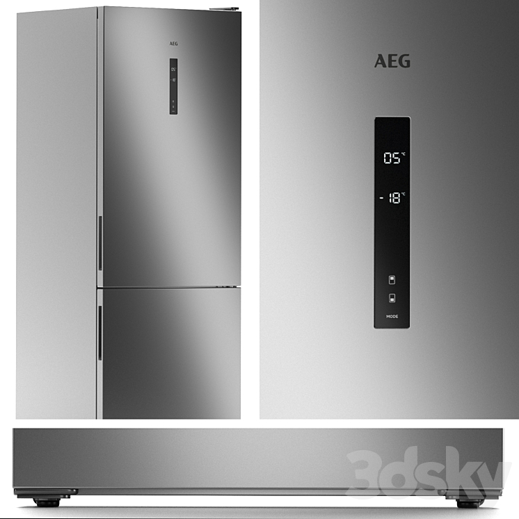 AEG kitchen appliances set 3DS Max - thumbnail 2